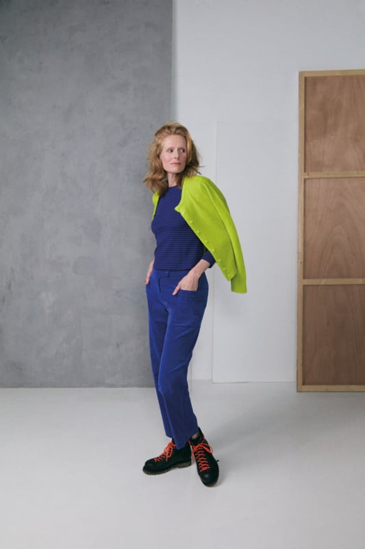 Zilch - Cardigan Round Neck - Bright Lemon