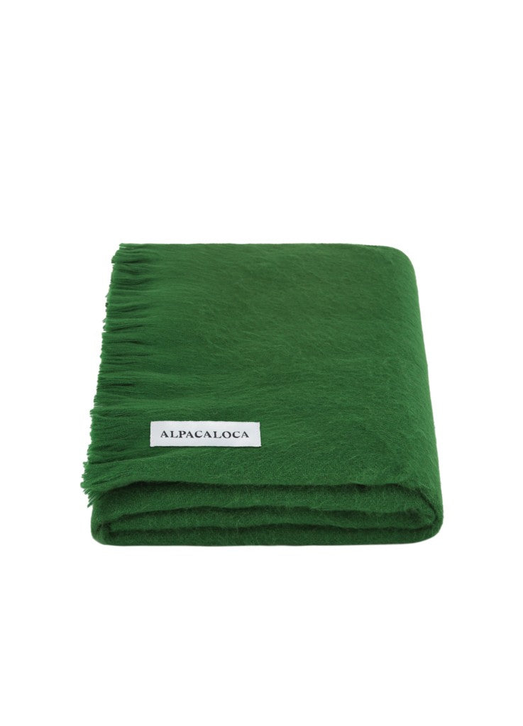 Alpaca Loca - Slim Scarf - Spring green