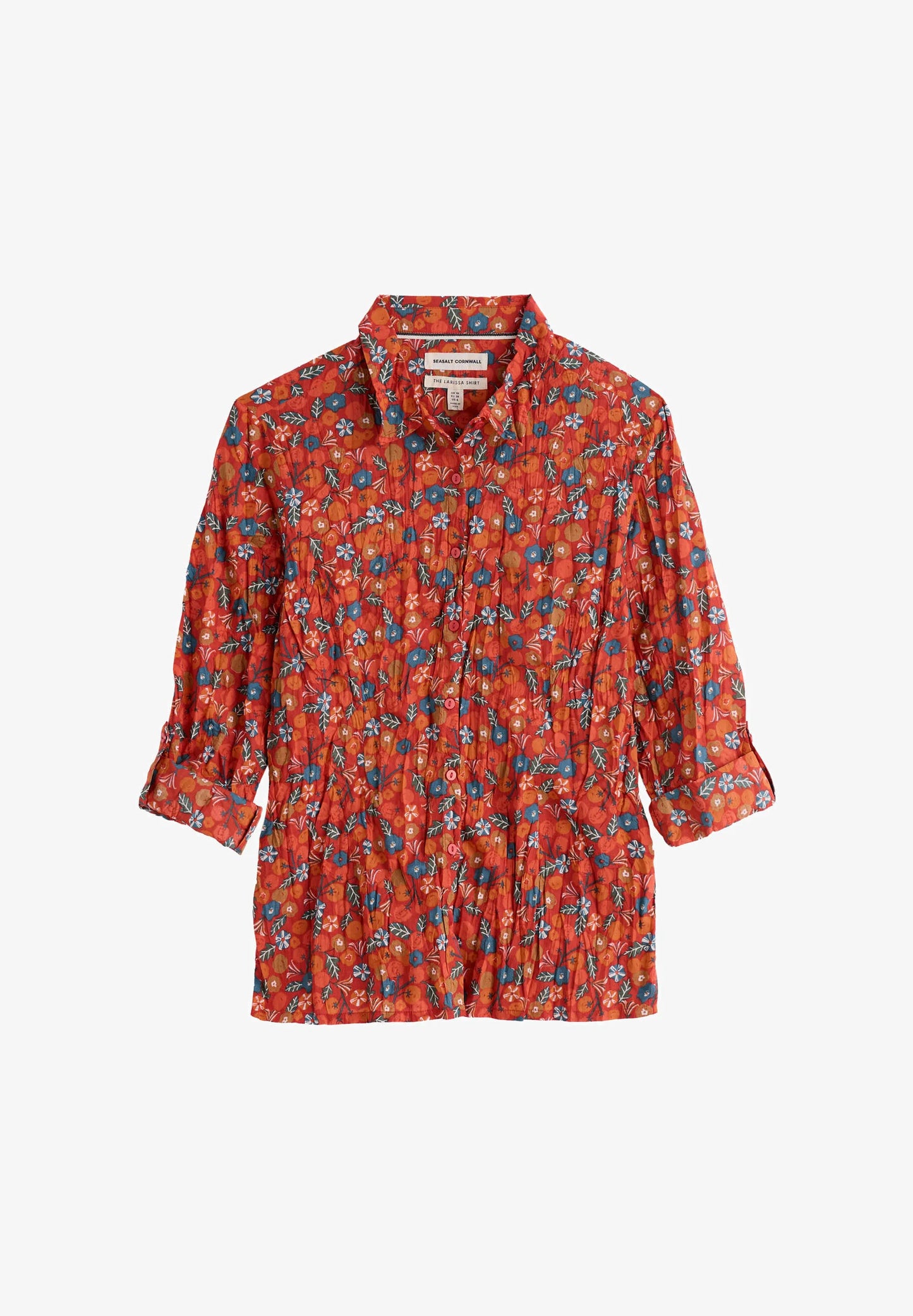 Seasalt - Larissa shirt - Tomato Blooms Cinnamon