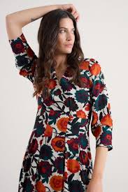 Seasalt - Etta Dress - Figurative Floral Aran