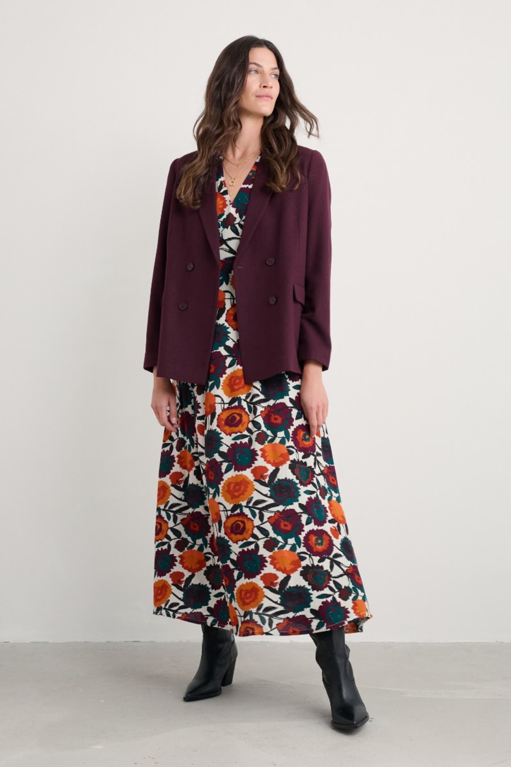 Seasalt - Etta Dress - Figurative Floral Aran