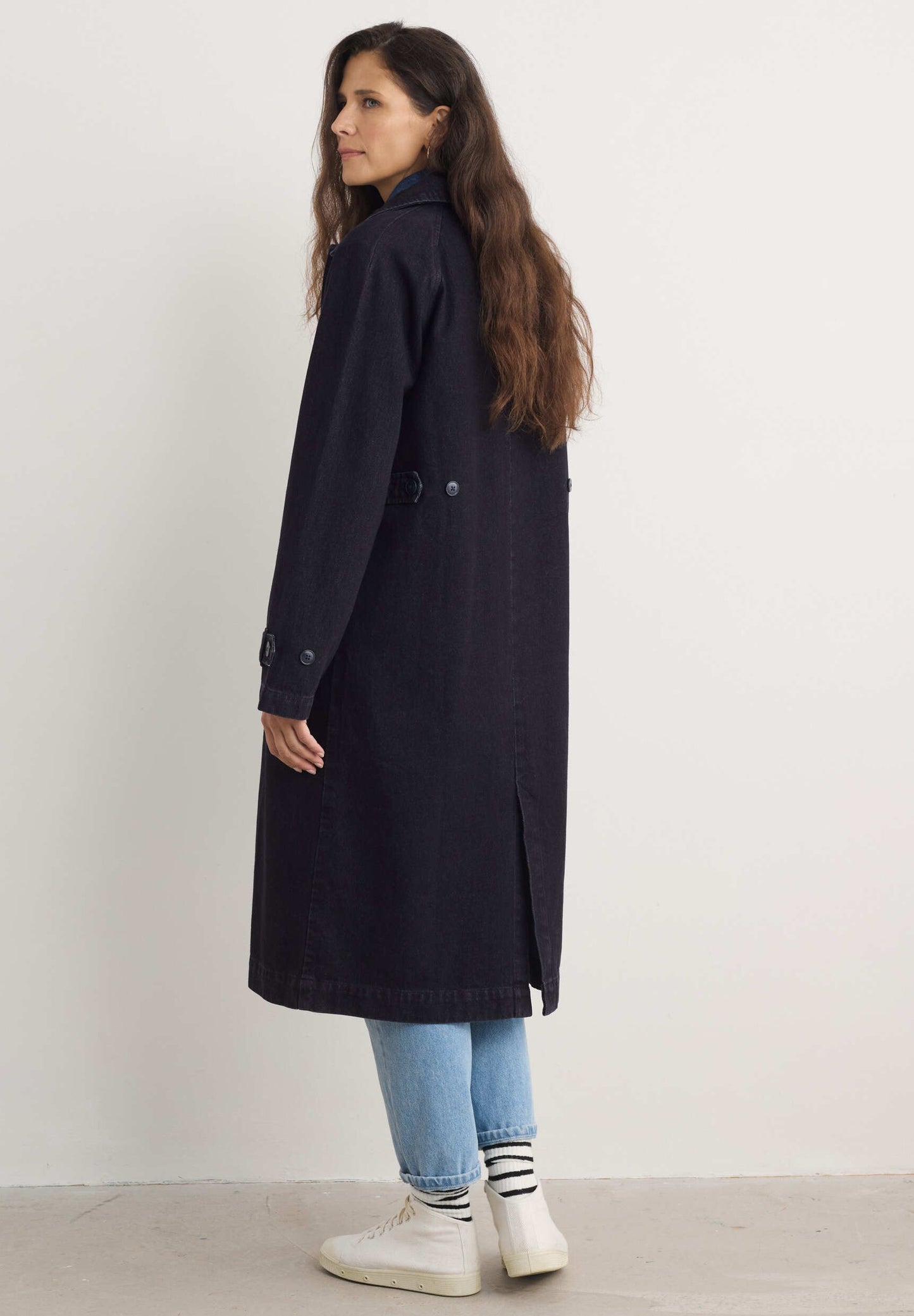 Seasalt - Boscastle Mac - Inkwell Overdye High Twist