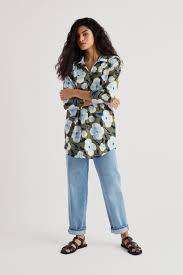 Seasalt - Fal Water Tunic-Spring Pansy Seagrass