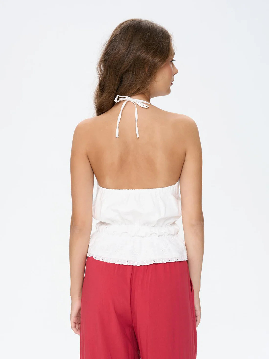 24 Colours - Haltertop - White