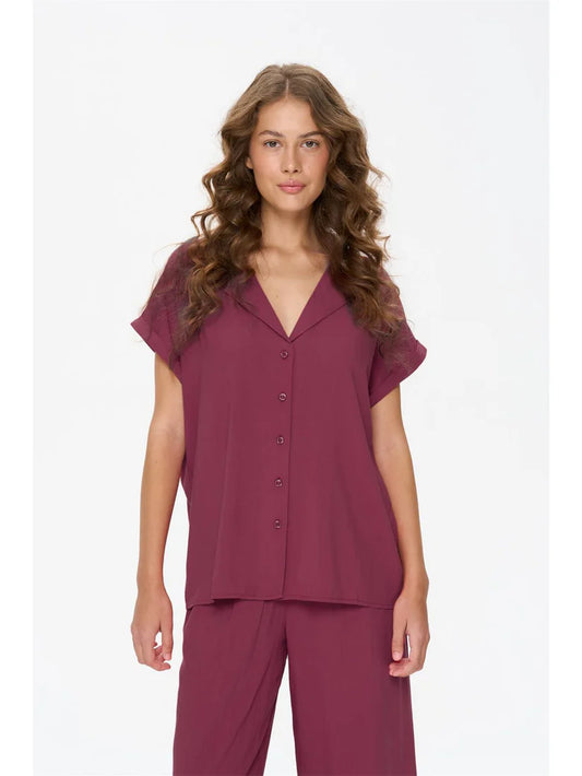 24Colours - Blouse - Bordeaux