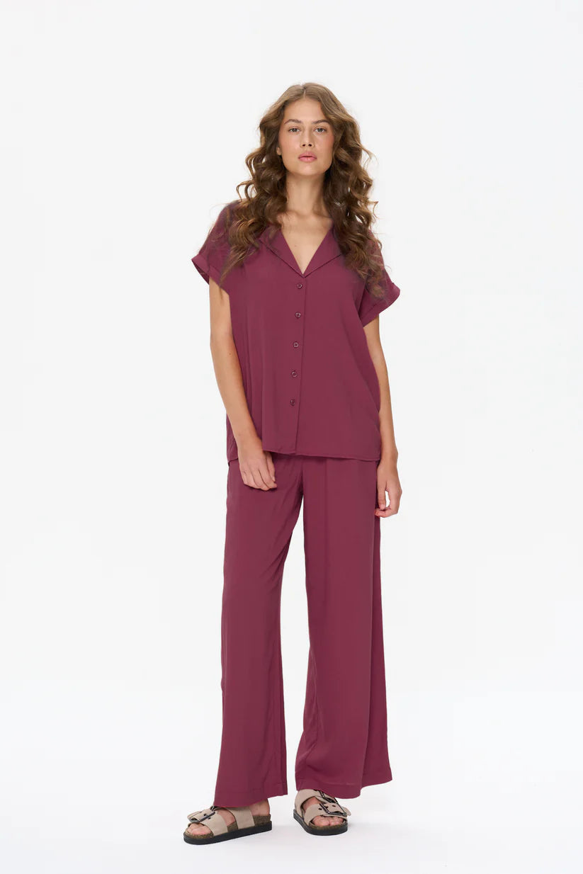 24Colours - Blouse - Bordeaux