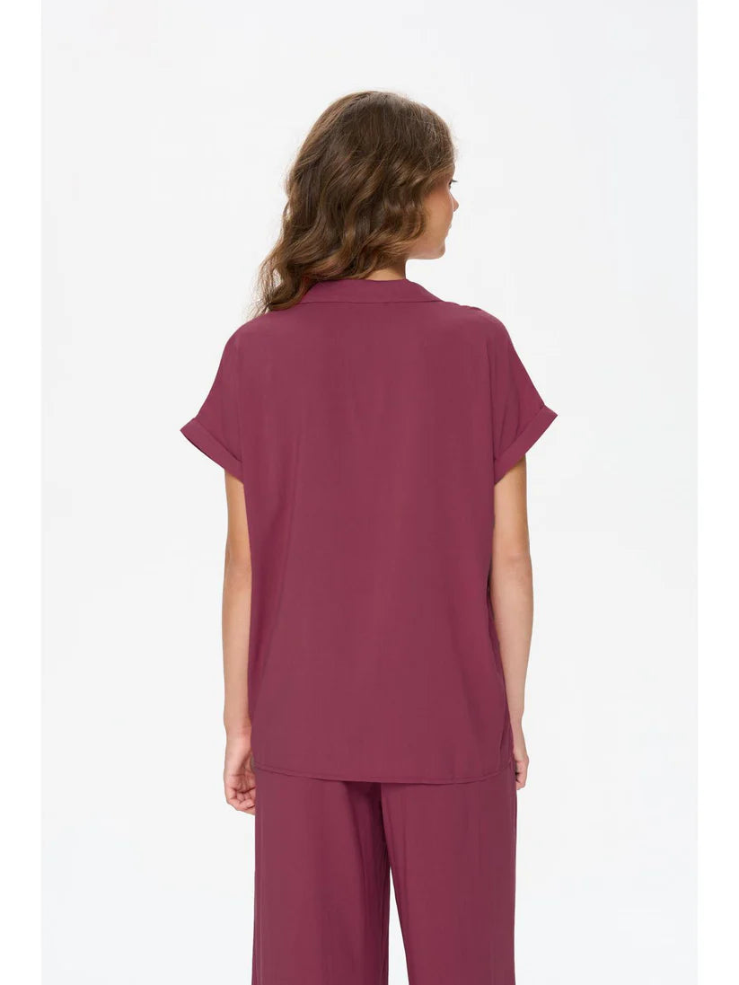 24Colours - Blouse - Bordeaux