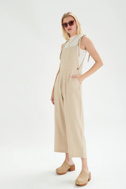 24 Colours - Jumpsuit beige - 21143b