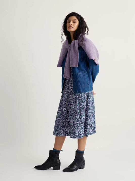 Seasalt - April Dress- Flax Flower Bright Orchid