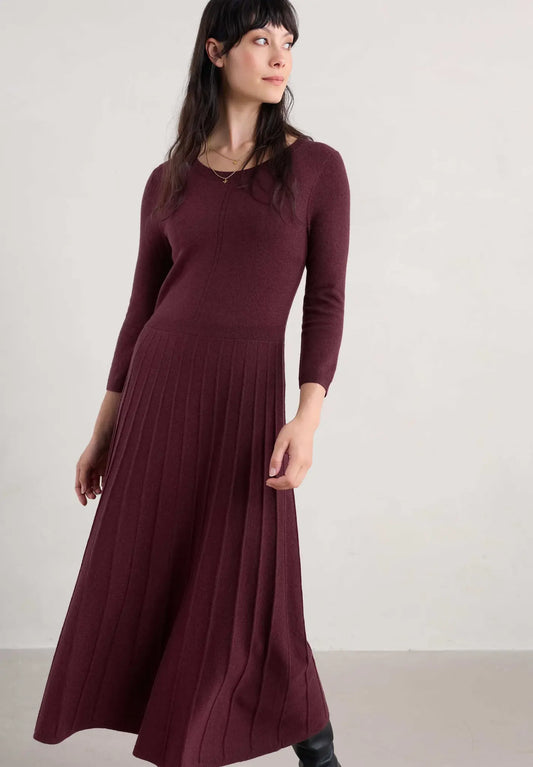 Seasalt - Folk song dress - Merlot