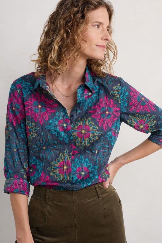 Seasalt - Larissa shirt - Cut glass mix
