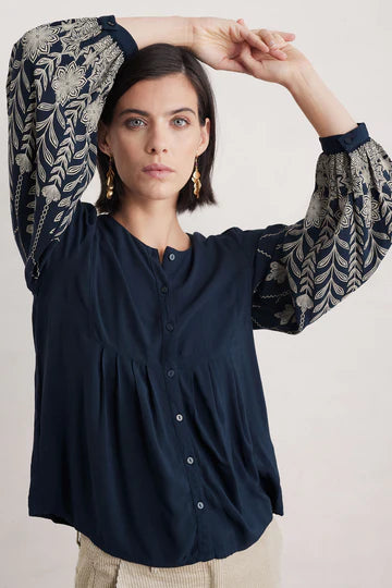 Seasalt - High Woods Shirt - Maritime