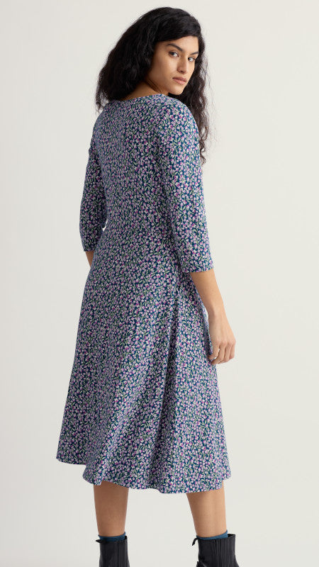 Seasalt - April Dress- Flax Flower Bright Orchid