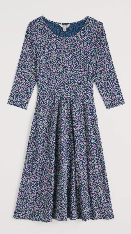 Seasalt - April Dress- Flax Flower Bright Orchid