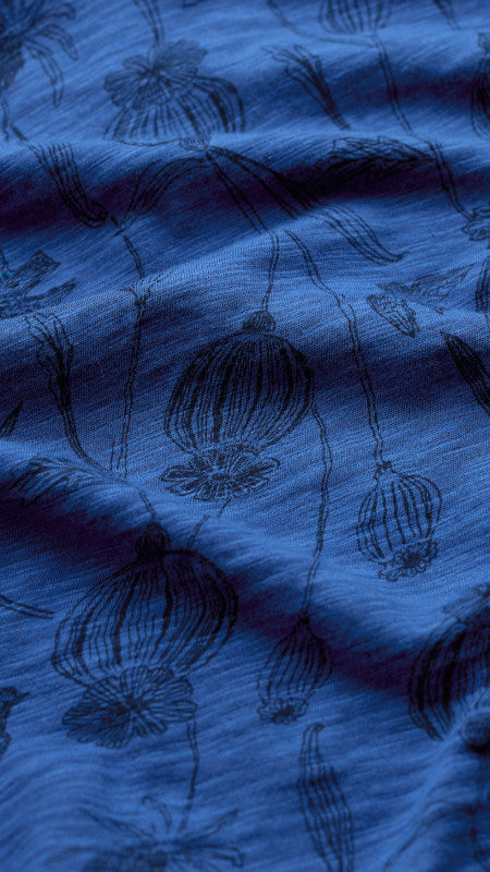 Seasalt - Wavecrest shirt - Lino deedpods bright maritime
