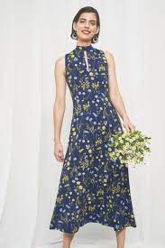 Seasalt - Silene dress - Botanical stems Maritime