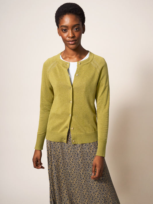 White stuff - Lulu cardi deep green