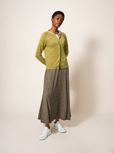 White stuff - Lulu cardi deep green