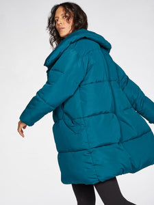 Thought - Phebe recycled polyester long puffer coat
