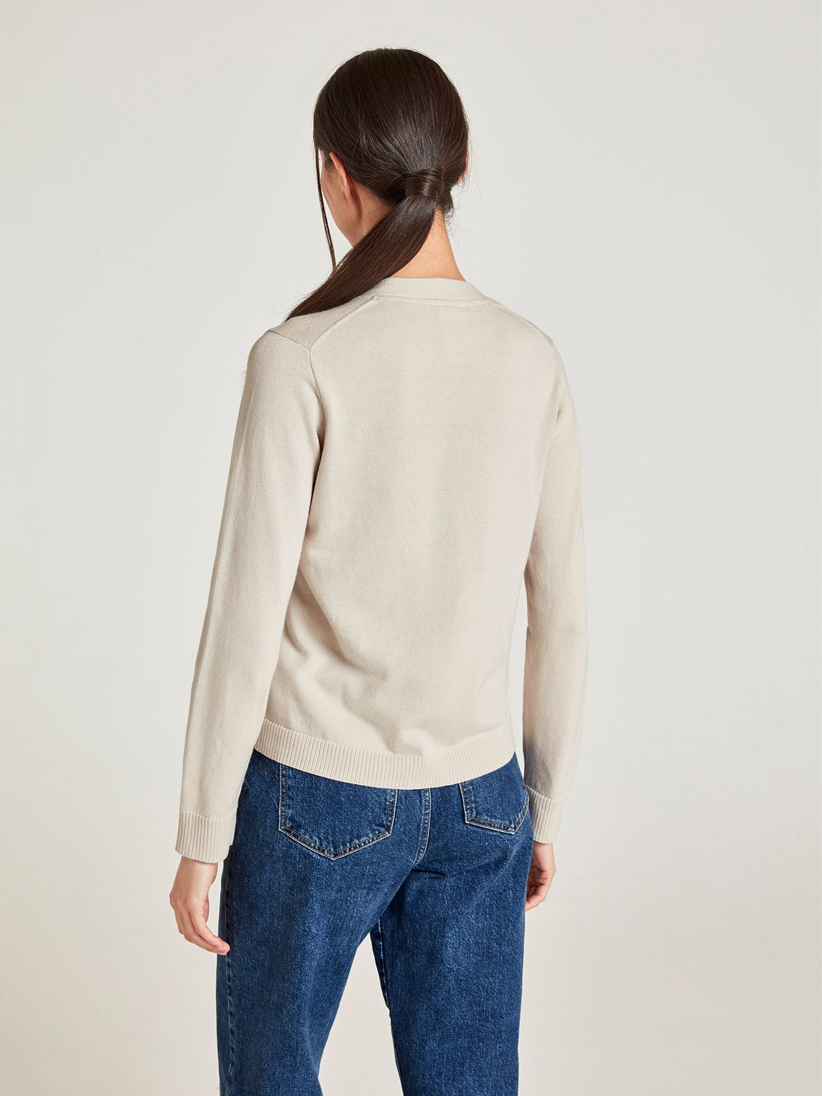 Thought - Posie organic cotton v-neck cardigan